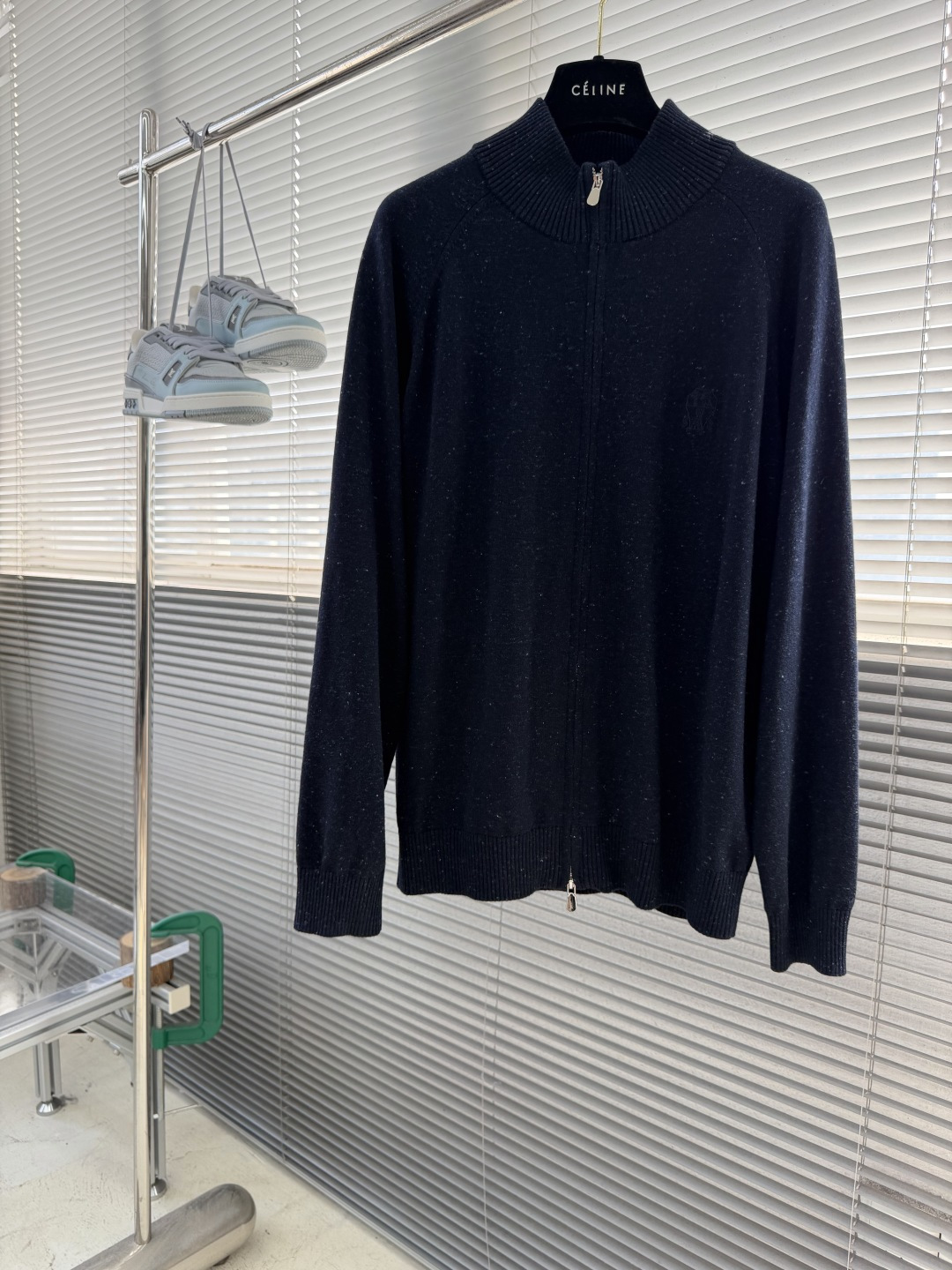 -BC     针织款拉链外套 码数：M-3XL（48-56）  