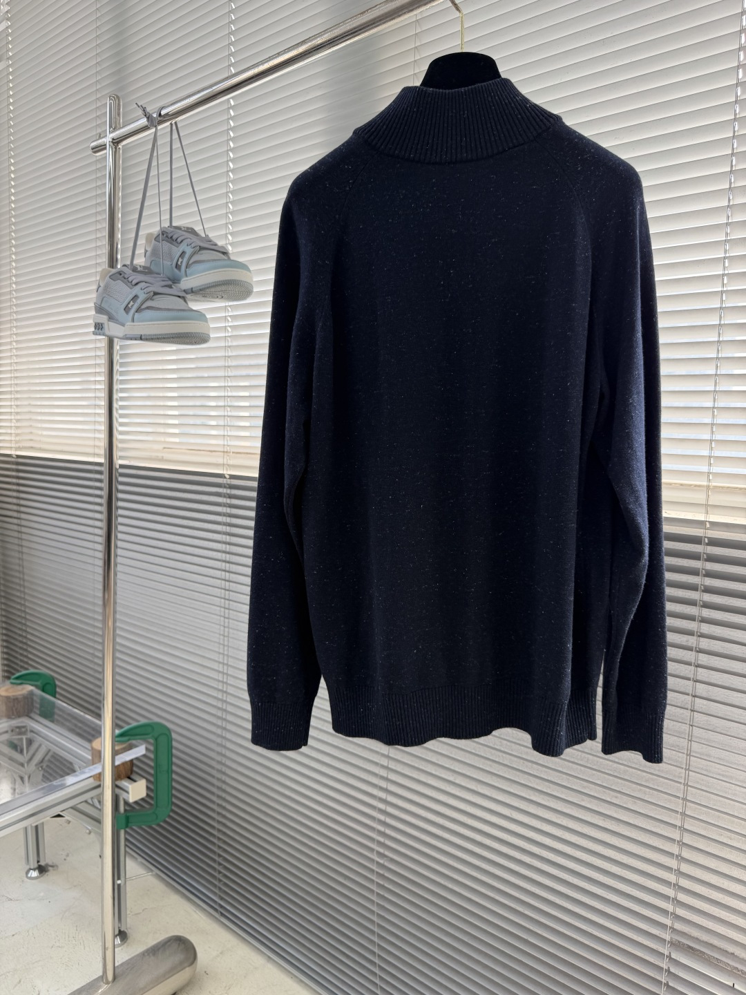 -BC     针织款拉链外套 码数：M-3XL（48-56）  