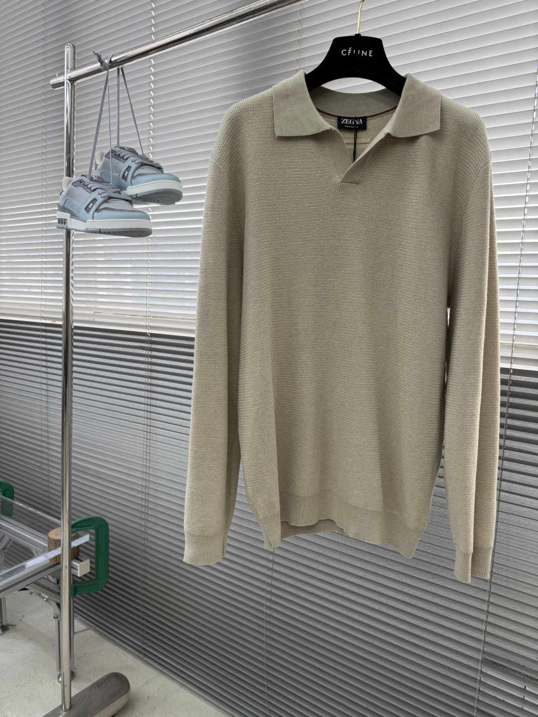 -Z ZEGN    海鸥领长袖针织衫 多色可选 尺码：M-3XL