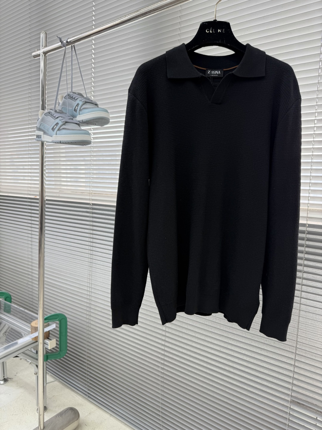-Z ZEGN    海鸥领长袖针织衫 多色可选 尺码：M-3XL