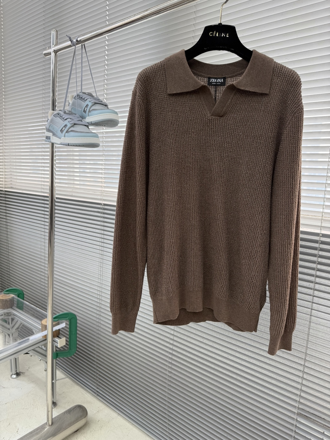 -Z ZEGN    海鸥领长袖针织衫 多色可选 尺码：M-3XL