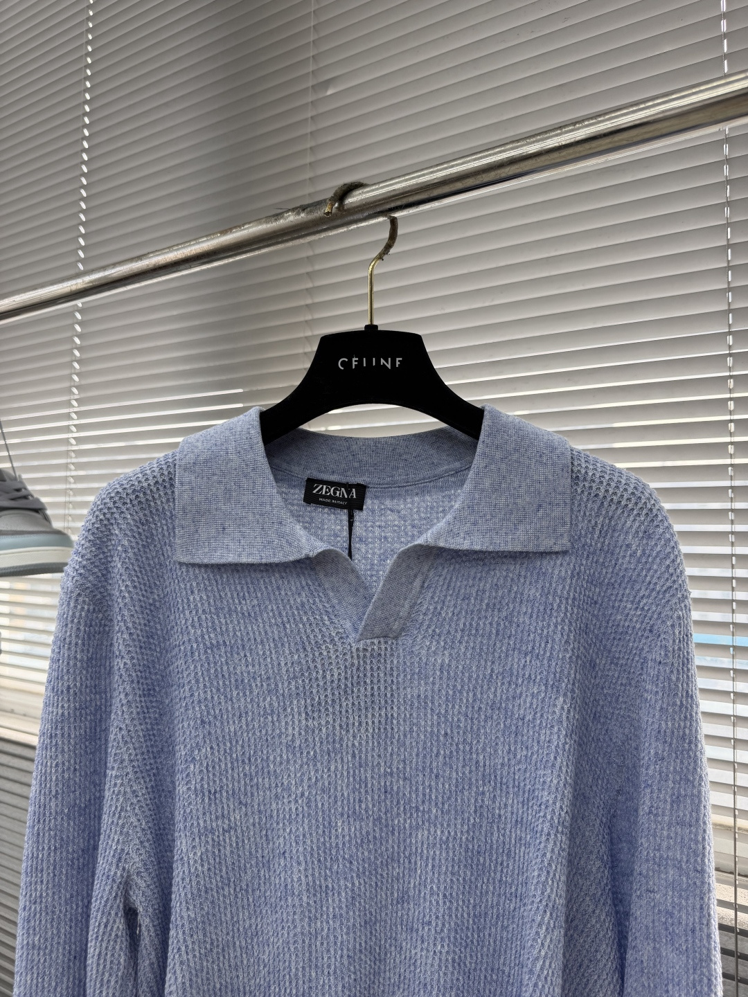 -Z ZEGN    海鸥领长袖针织衫 多色可选 尺码：M-3XL
