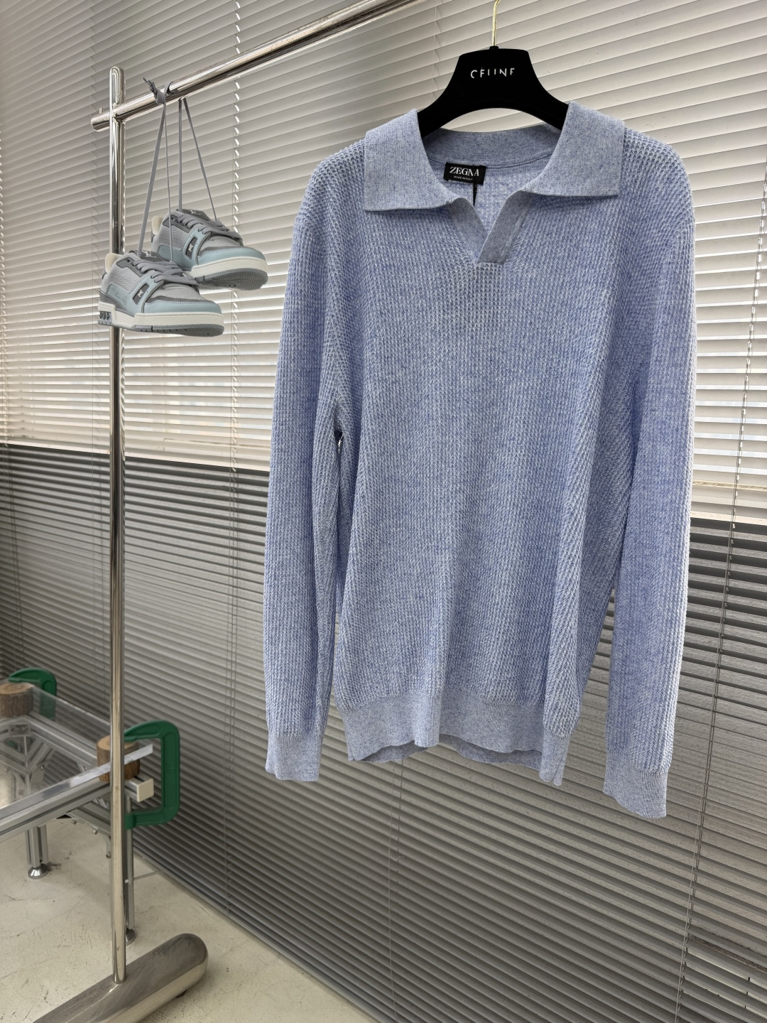 -Z ZEGN    海鸥领长袖针织衫 多色可选 尺码：M-3XL