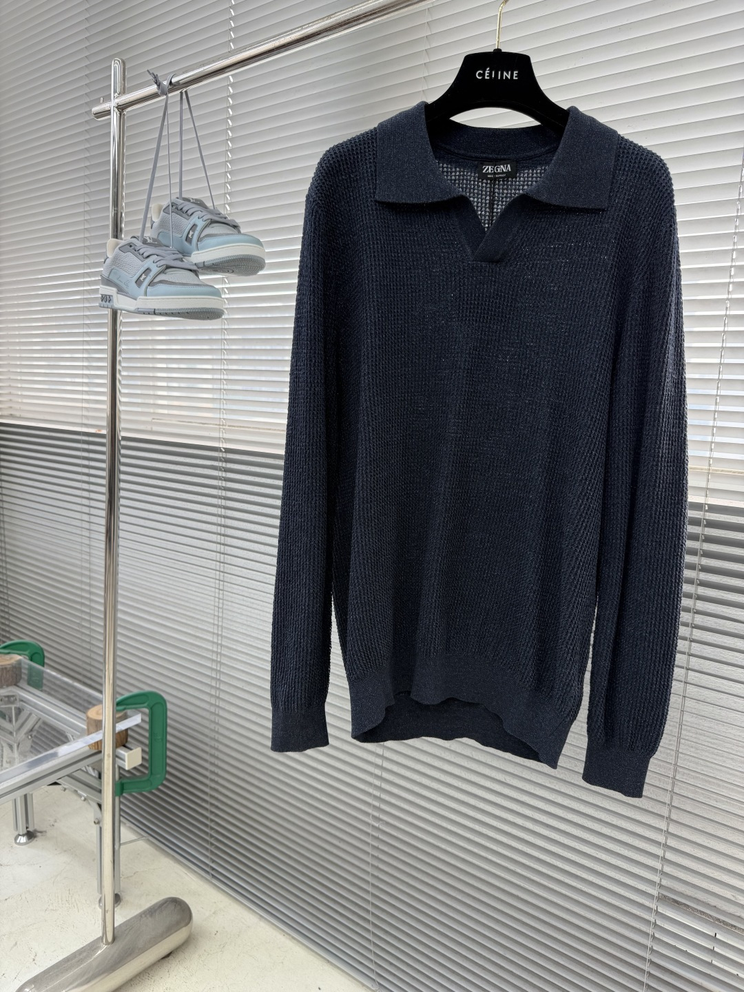 -Z ZEGN    海鸥领长袖针织衫 多色可选 尺码：M-3XL
