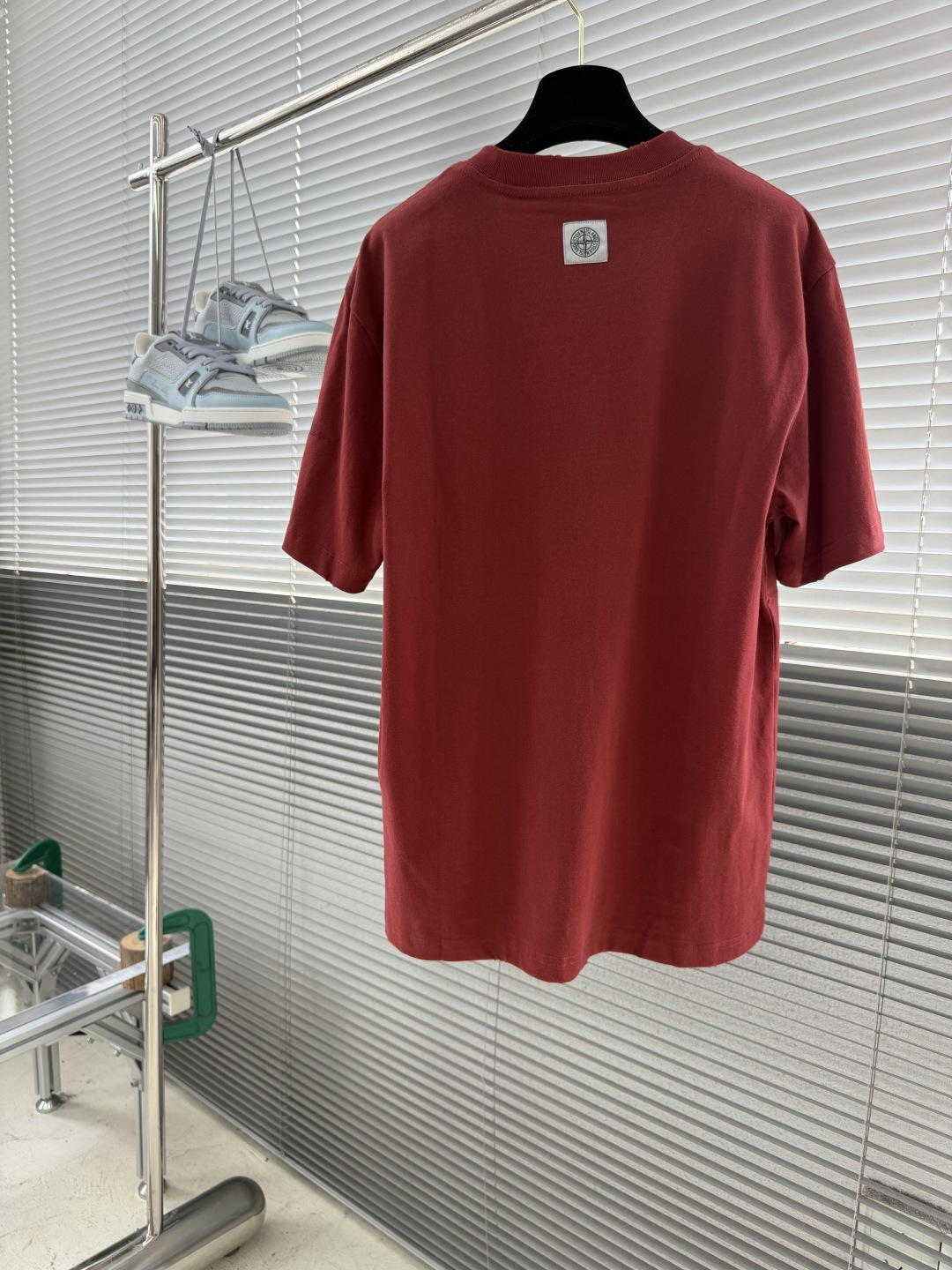 -Stone Island     2026秋冬新款圆领短袖T恤衫  100%长绒棉 亲肤舒适，款式简约，袖口✨星星图案