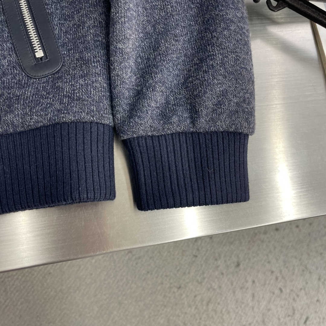 -Brioni 经典意式羊毛混纺休闲棒球夹克 面料与配置:面料采用54.7%腈纶+30.2%聚酯纤维+9.7%锦 -Brioni 经典意式羊毛混纺休闲棒球夹克 面料与配置:面料采用54.7%腈纶+30.2%聚酯纤维+9.7%锦