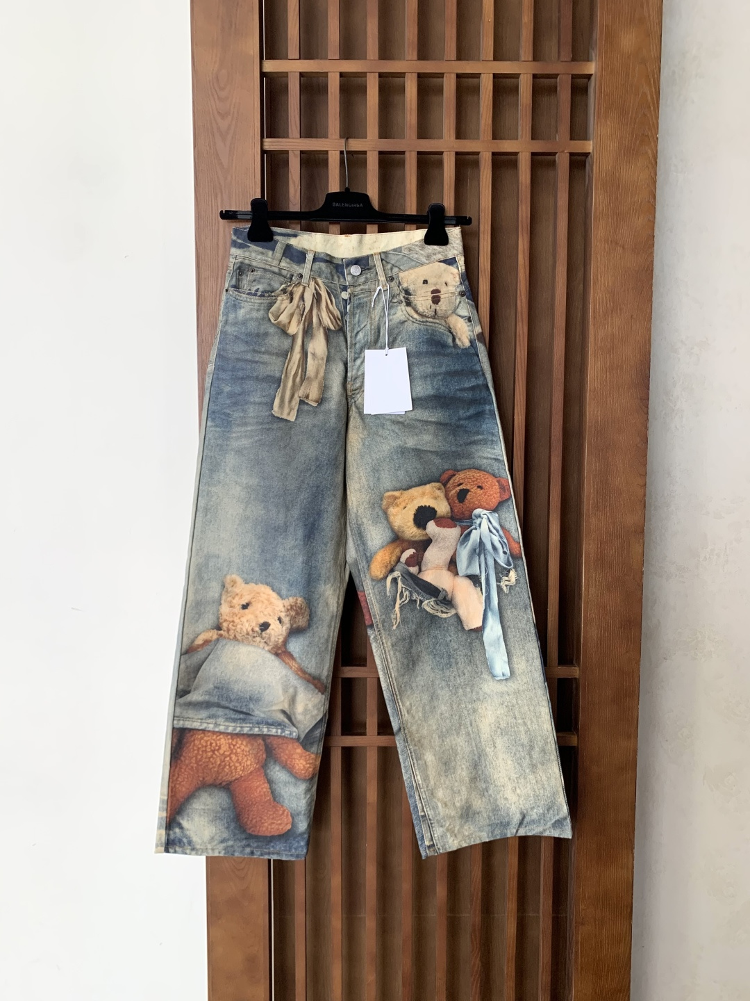 디올 2025AW 프린트 데님 코튼 청바지 16361