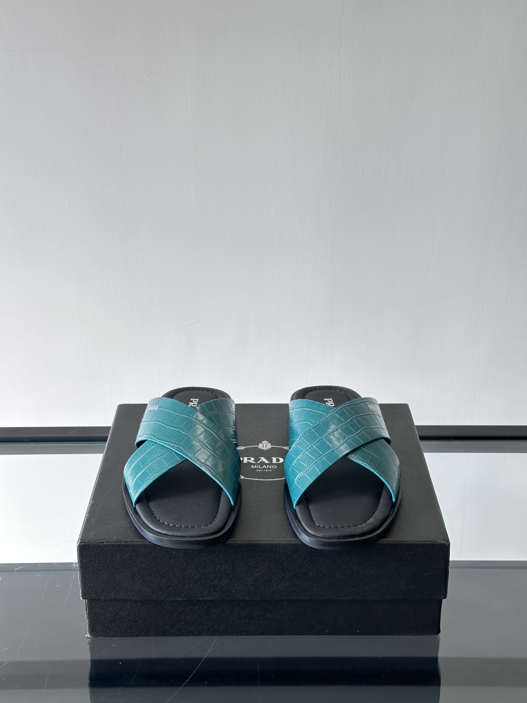 PRADA Leather Crisscross Sandals - Luxurious Comfort, Durable Leather Sole 3 cmp i1742622406869 5659 0 1