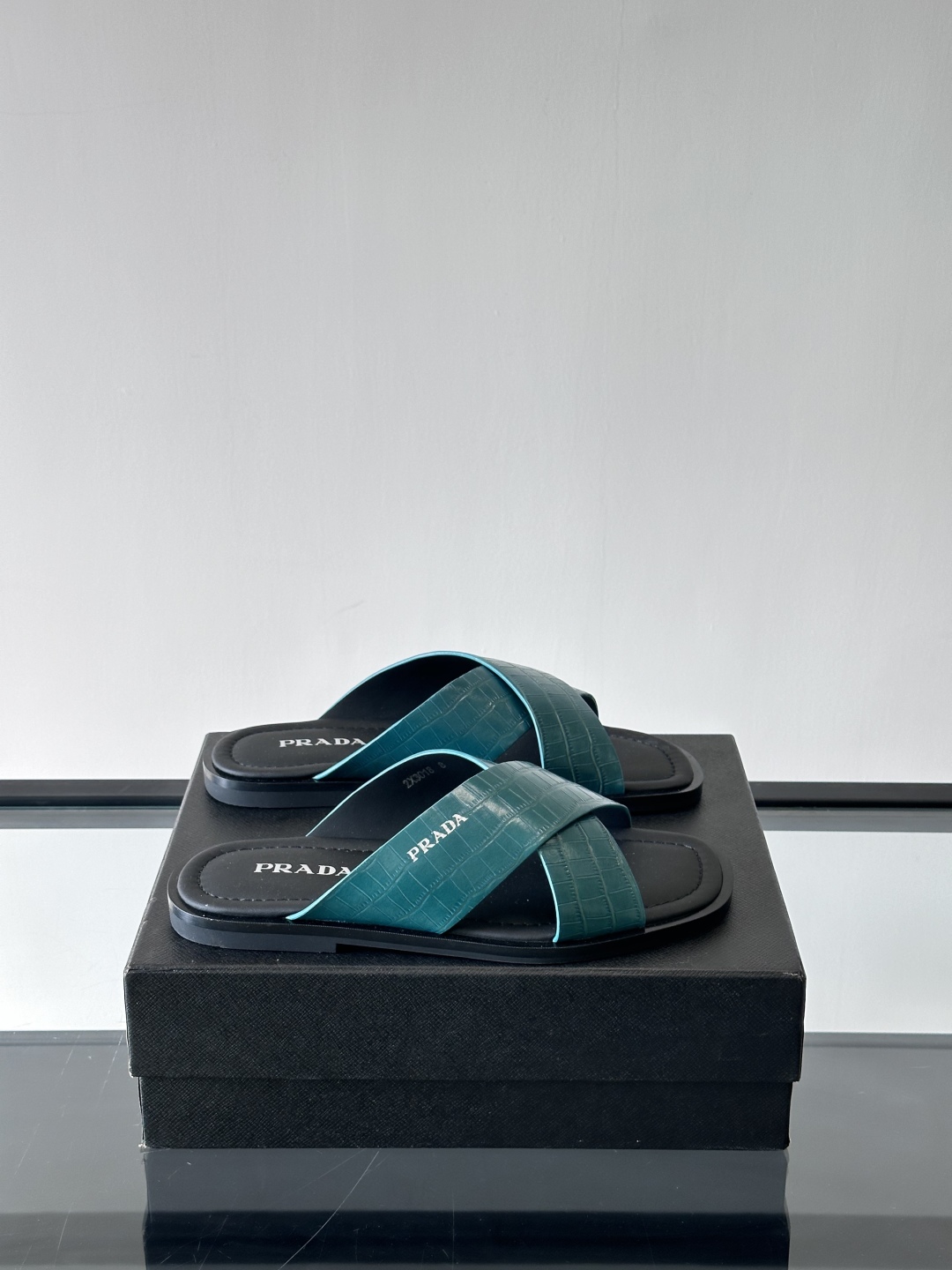 PRADA Leather Crisscross Sandals - Luxurious Comfort, Durable Leather Sole 2 cmp i1742622406913 1827 0 0