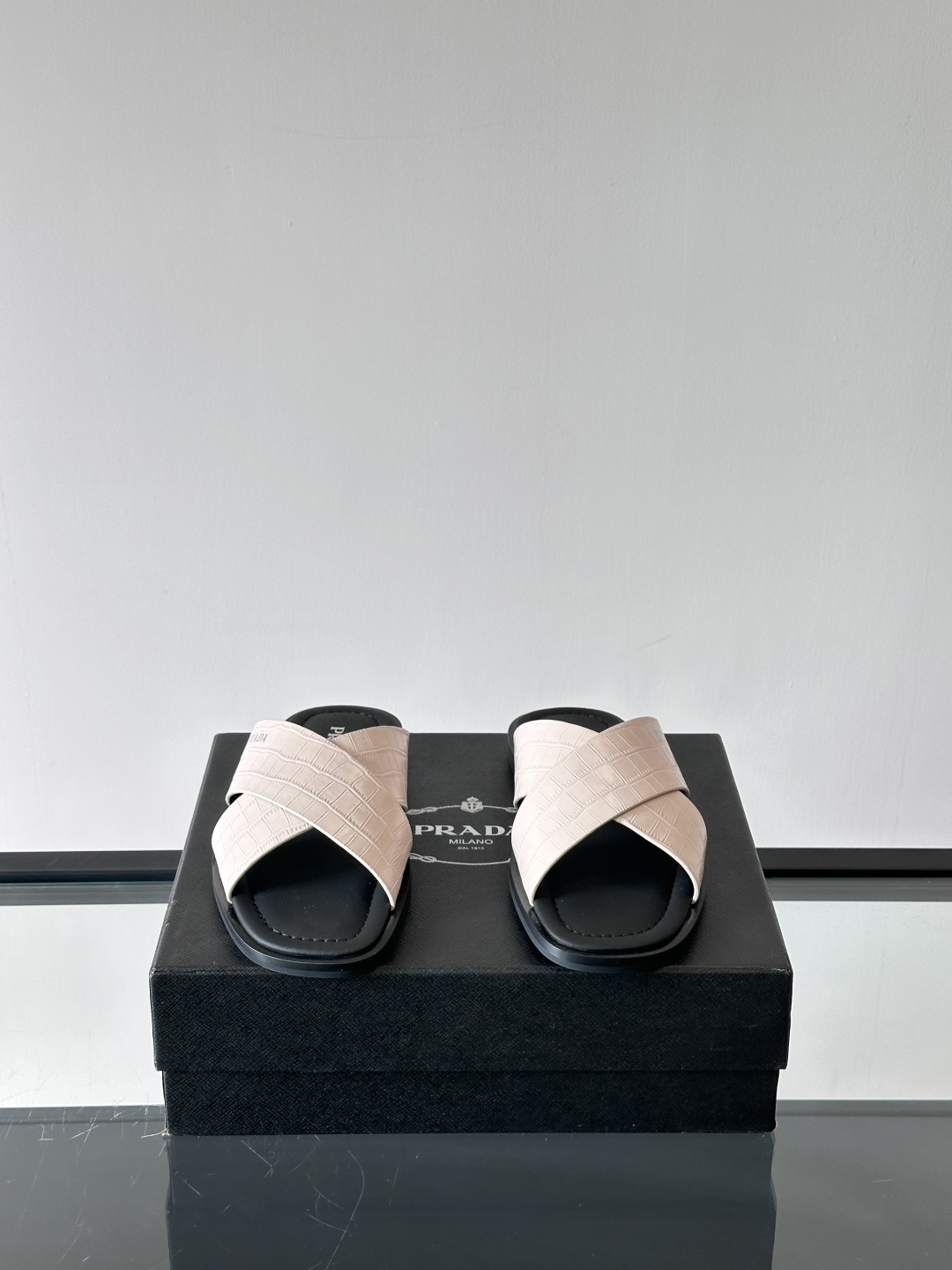 PRADA Luxury Crisscross Leather Sandals, Comfortable and Durable, Size 39-44 3 cmp i1742968504062 5237 0 1