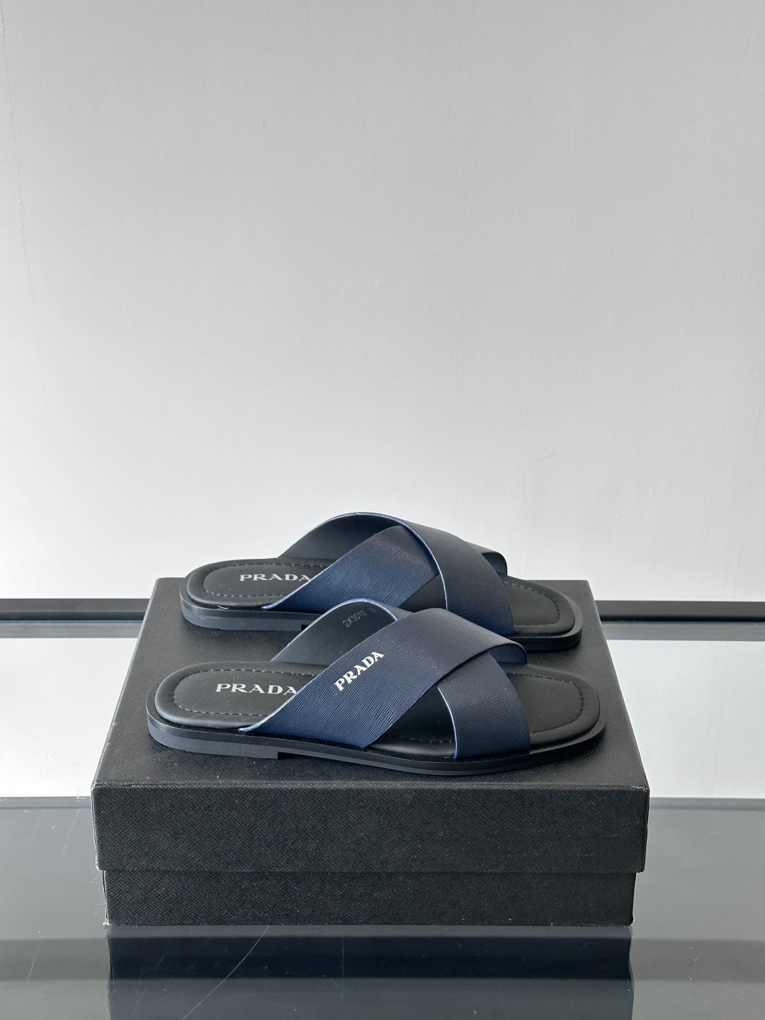 PRADA Luxury Casual Slides, Imported Leather, Comfortable, Handmade, Size 39-44 14 PRADA Luxury Casual Slides, Imported Leather, Comfortable, Handmade, Size 39-44
