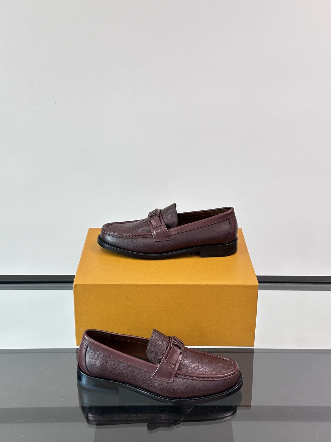 L.v 高端男士正装休闲皮鞋 - 进口牛皮・真皮大底・多サイズ対応