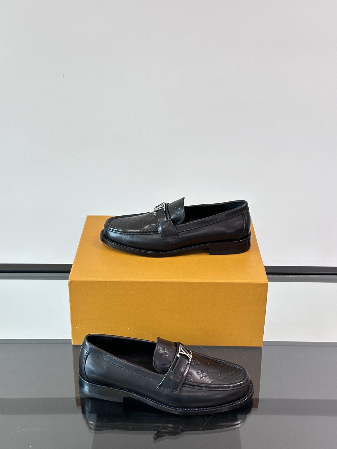 L.v 高端男士正装休闲皮鞋 - 进口牛皮・真皮大底・サイズ39-44対応