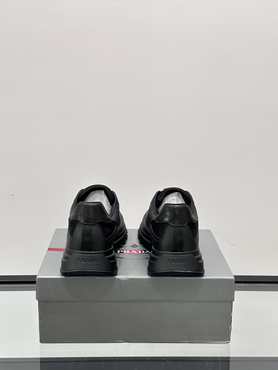 ◾️▫️Prad*拉达2025新品男士时尚运动鞋，进口小牛皮拼接网面材料，内里头层小牛皮搭配小牛鞋垫，鞋