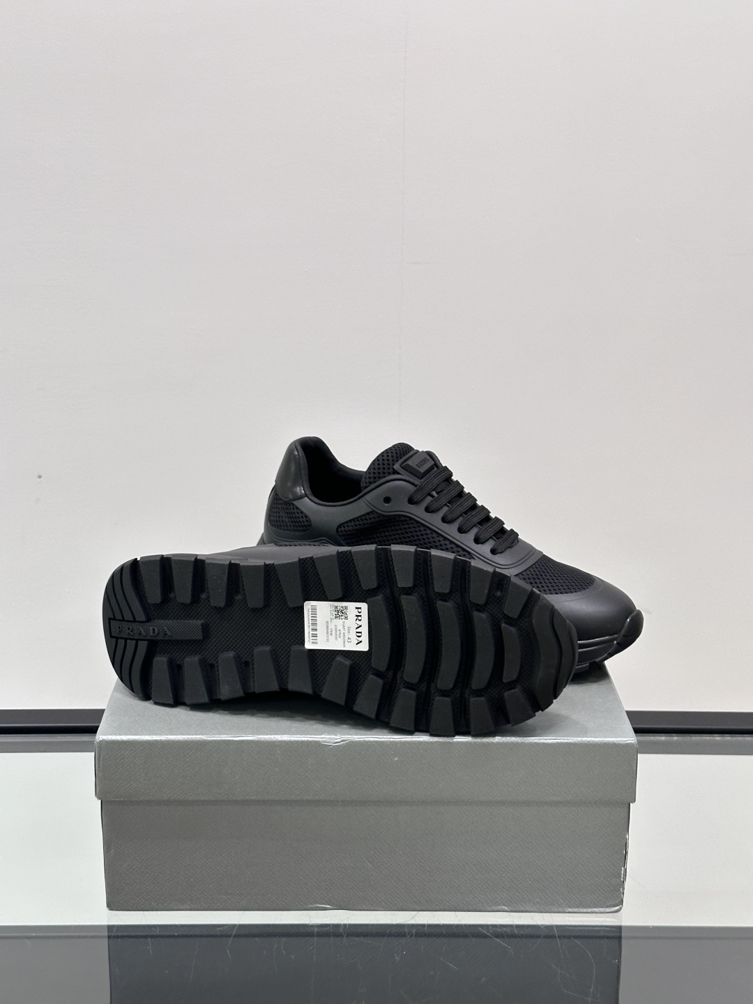 ◾️▫️Prad*拉达2025新品男士时尚运动鞋，进口小牛皮拼接网面材料，内里头层小牛皮搭配小牛鞋垫，鞋