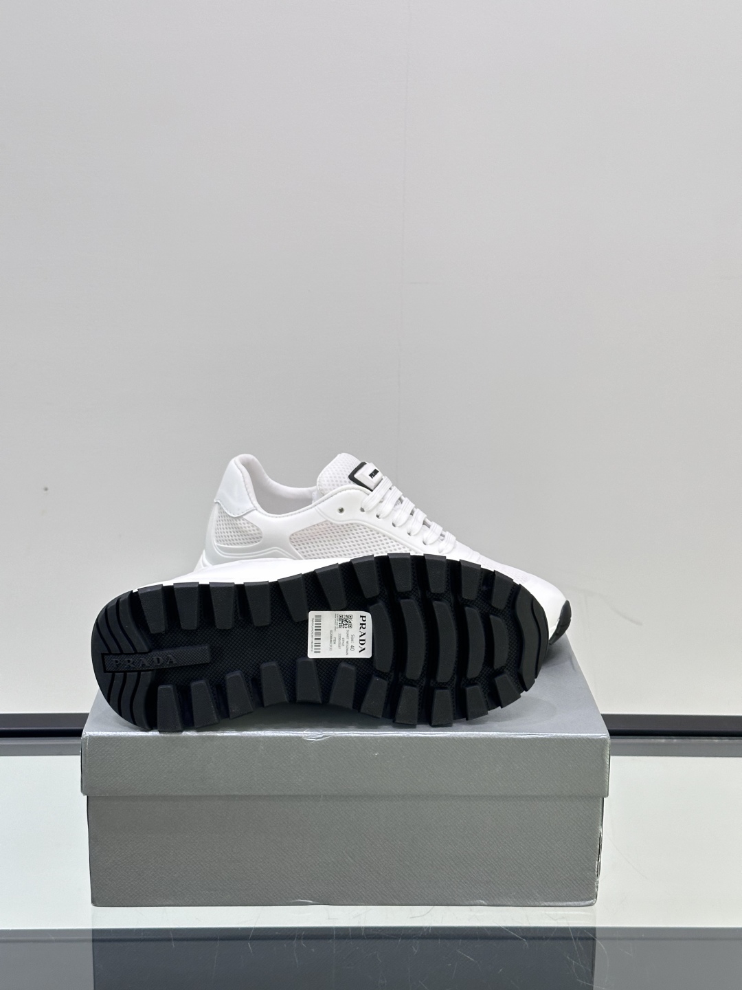 ◾️▫️Prad*拉达2025新品男士时尚运动鞋，进口小牛皮拼接网面材料，内里头层小牛皮搭配小牛鞋垫，鞋