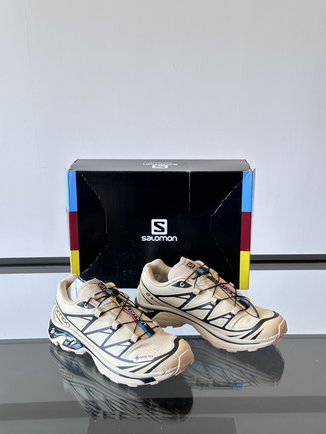 顶级莞版 Salomon XT-6 GTX年度重磅发售
首发卡其绿色，低饱和，高适配型格无双，雨野兼修，