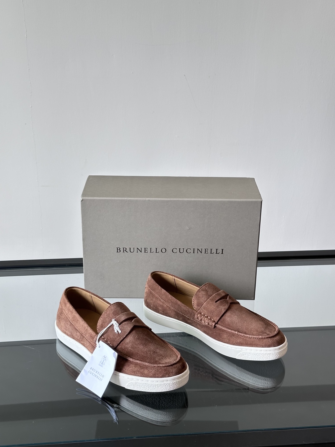 Brunello Cucinelli 新款乐福鞋👞，高端男士经典乐福鞋，原版进口胎牛皮打造，此款鞋型堪称