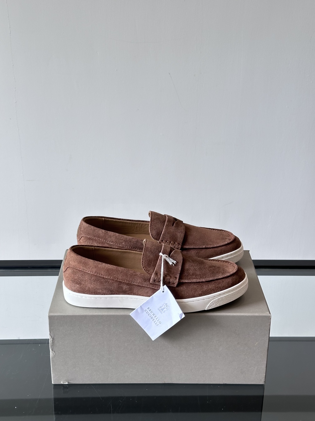 Brunello Cucinelli 新款乐福鞋👞，高端男士经典乐福鞋，原版进口胎牛皮打造，此款鞋型堪称