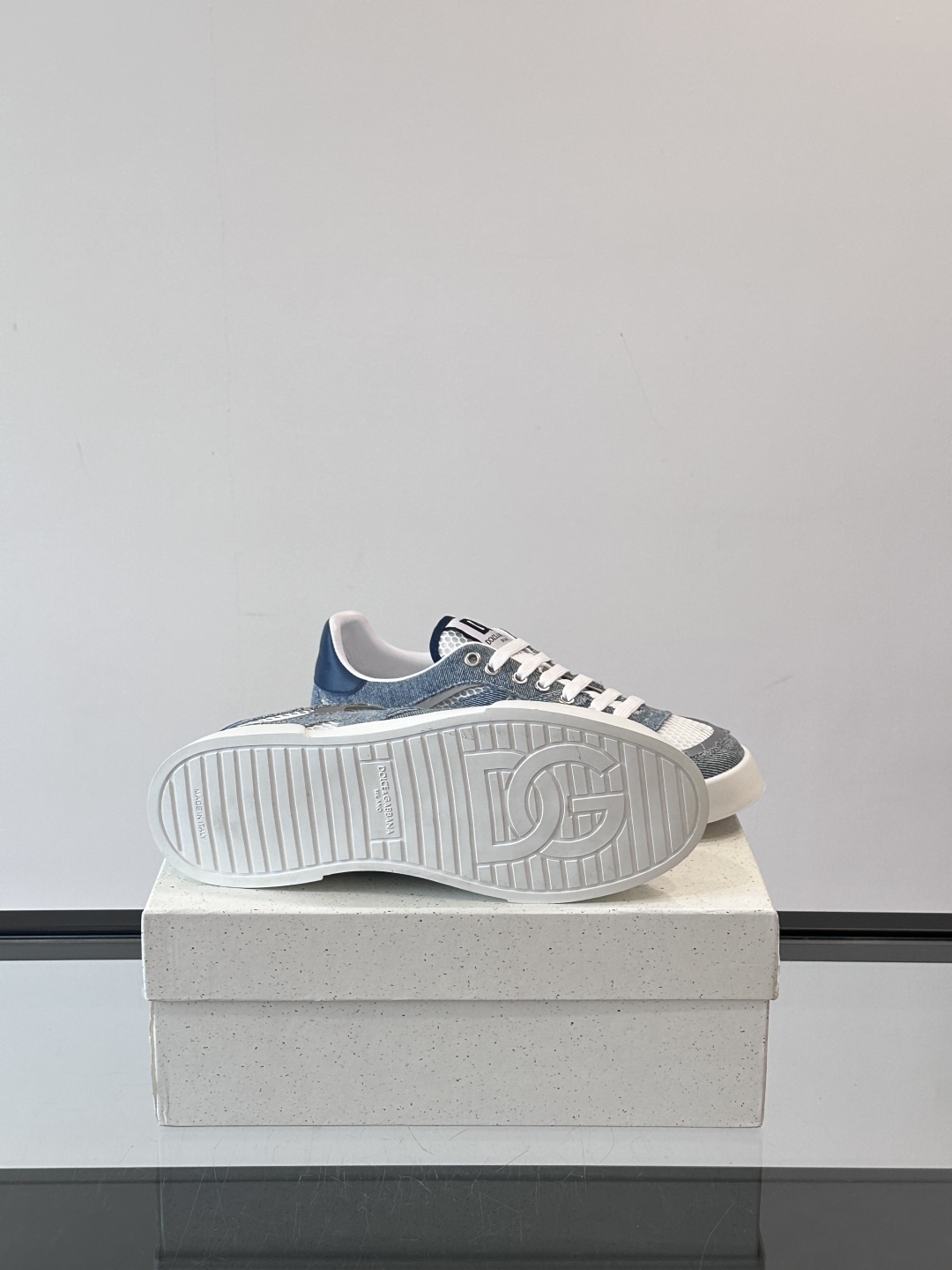 Dolce & Gabbana Strobel Portofino 杜嘉班纳男士休闲鞋👟，全新男士牛仔拼