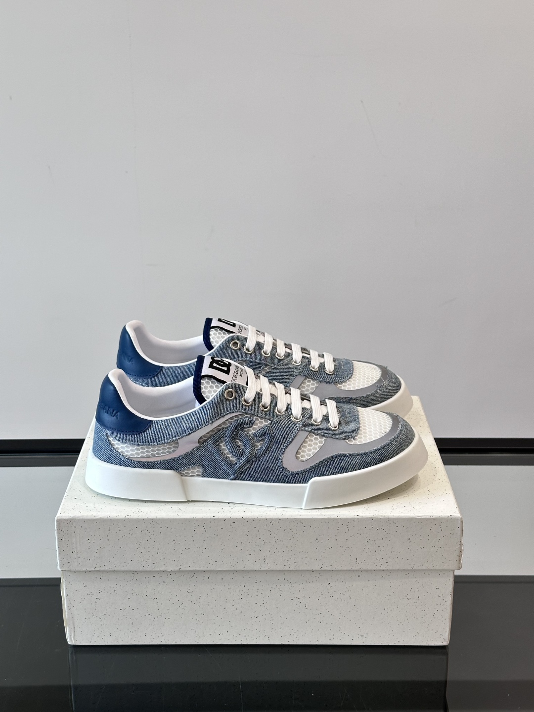 Dolce & Gabbana Strobel Portofino 杜嘉班纳男士休闲鞋👟，全新男士牛仔拼
