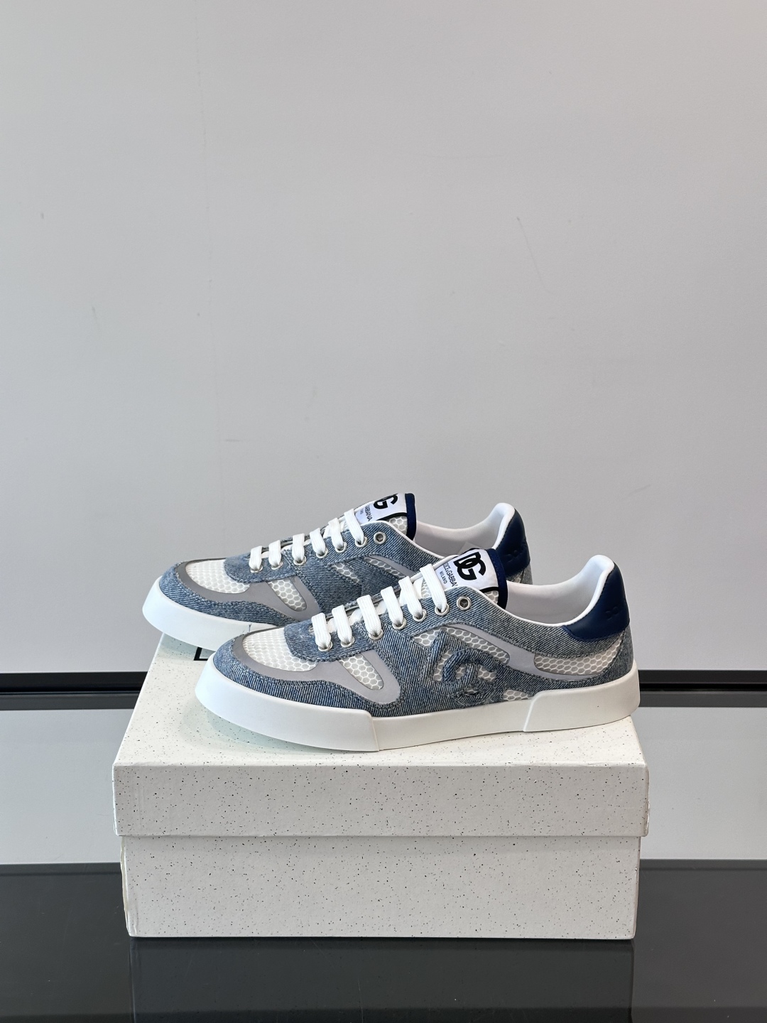 Dolce & Gabbana Strobel Portofino 杜嘉班纳男士休闲鞋👟，全新男士牛仔拼