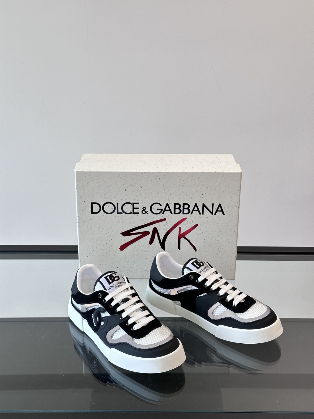 Dolce & Gabbana Strobel Portofino 杜嘉班纳男士休闲鞋👟，全新男士牛仔拼