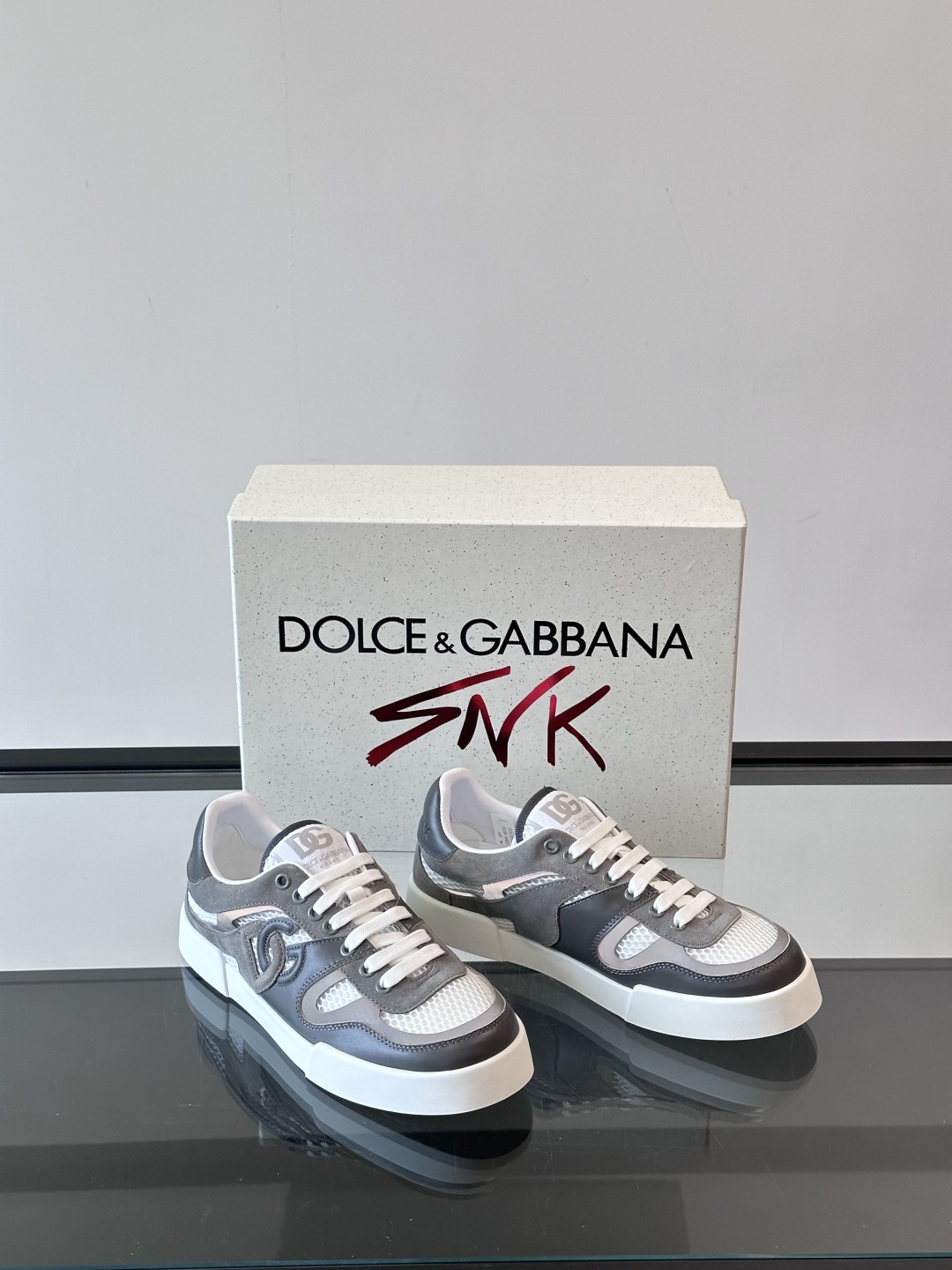Dolce & Gabbana Strobel Portofino 杜嘉班纳男士休闲鞋👟，全新男士牛仔拼