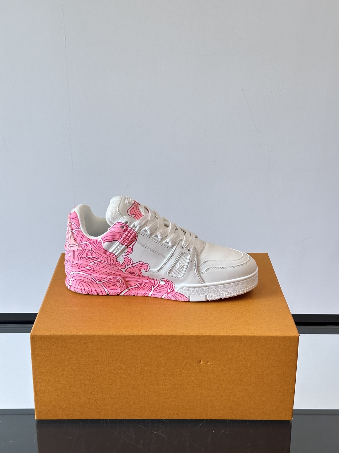 Louis Vuitton L Trainer Sneakers - Hand-Painted Wave Design, Custom Edition 7 cmp i1747561621938 9703 0 5