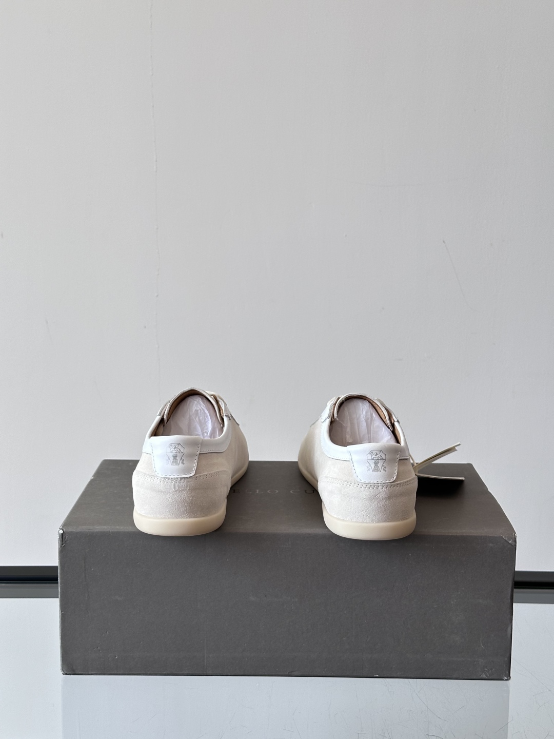 Brunello Cucinelli  SS25🆕春夏新款拼色运动板男鞋 此款运动鞋面料采用意大利进口麂