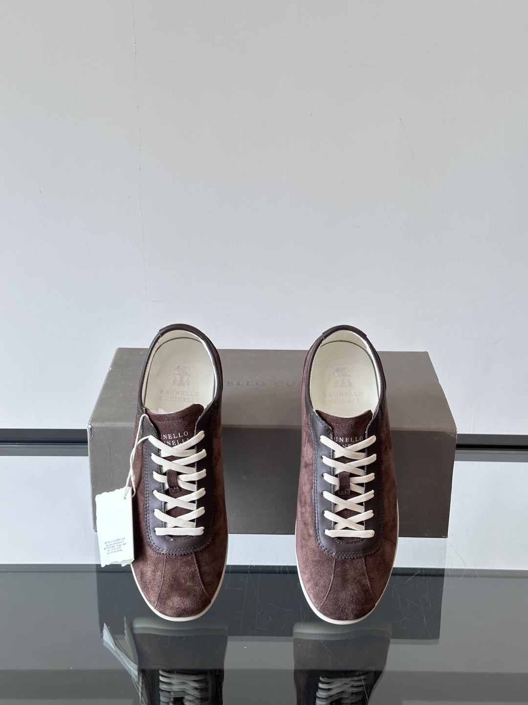 Brunello Cucinelli  SS25🆕春夏新款拼色运动板男鞋 此款运动鞋面料采用意大利进口麂
