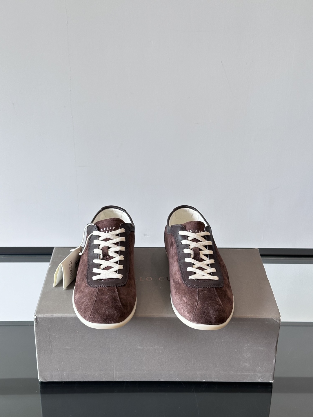 Brunello Cucinelli  SS25🆕春夏新款拼色运动板男鞋 此款运动鞋面料采用意大利进口麂