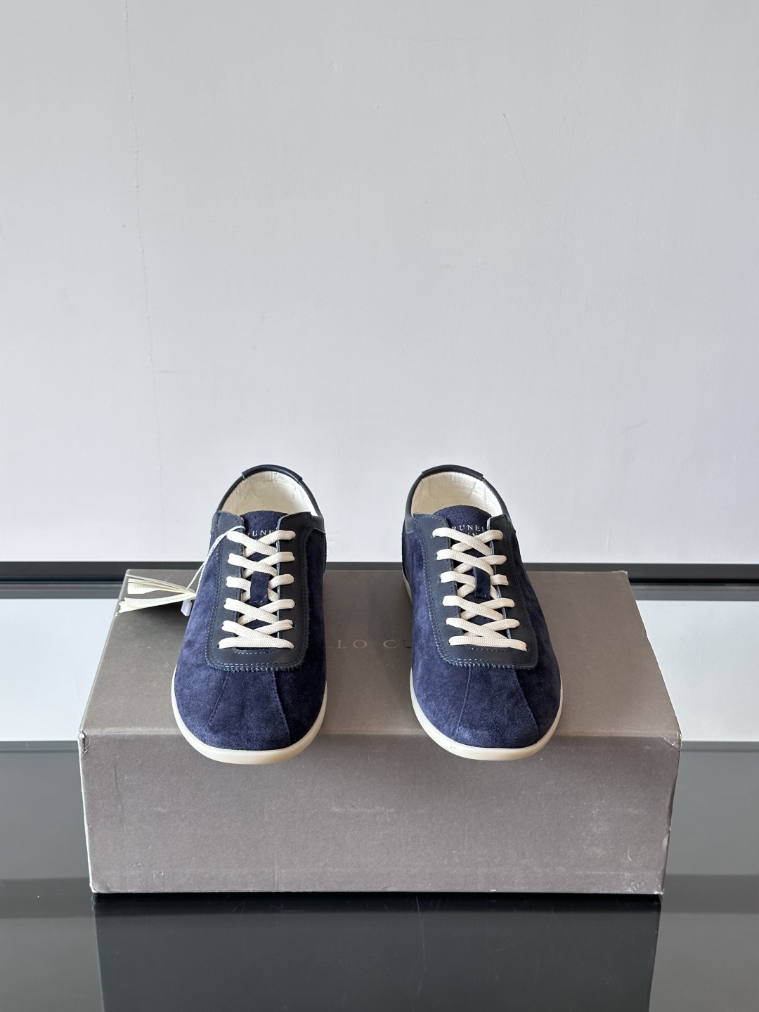Brunello Cucinelli  SS25🆕春夏新款拼色运动板男鞋 此款运动鞋面料采用意大利进口麂