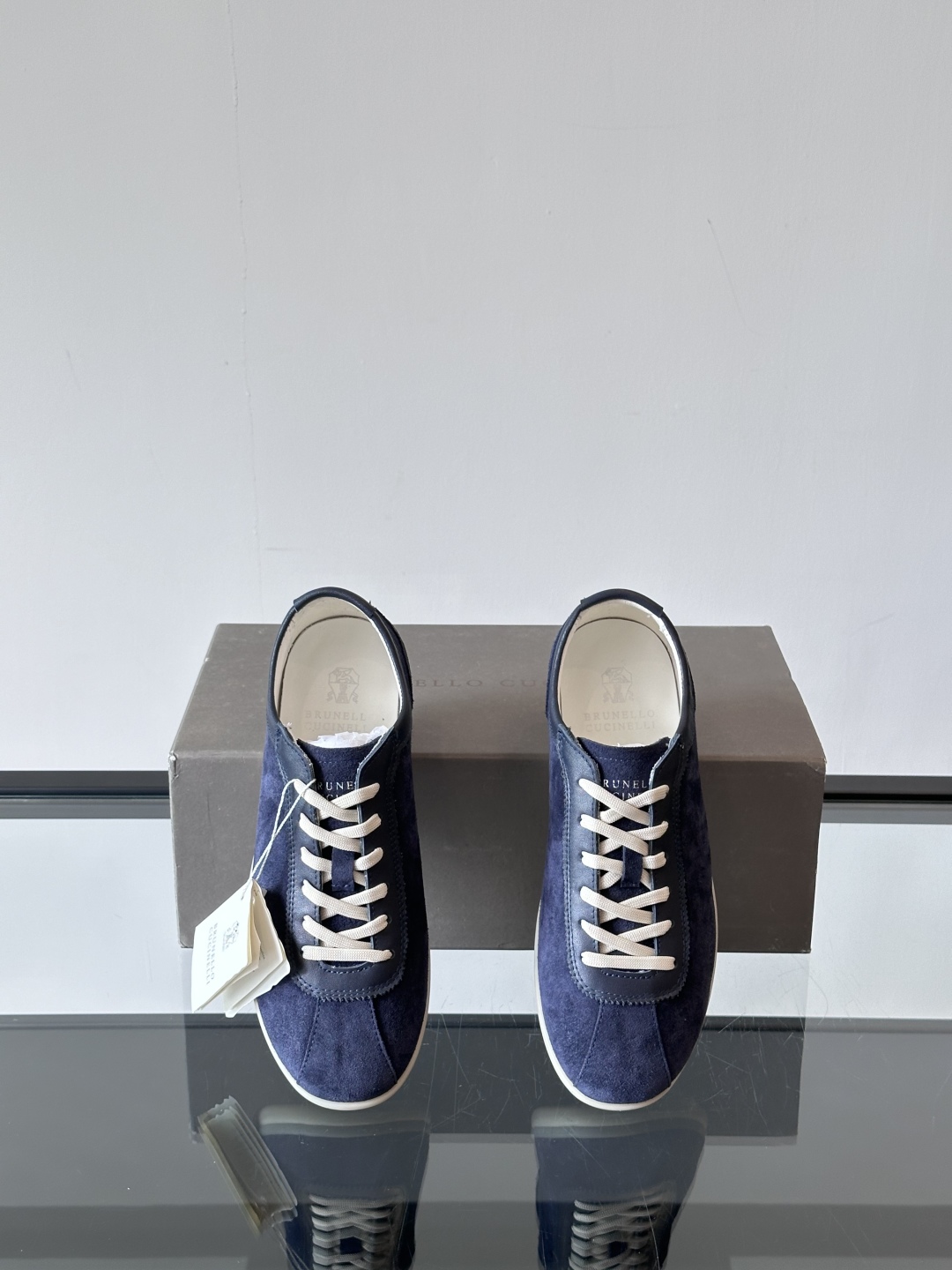 Brunello Cucinelli  SS25🆕春夏新款拼色运动板男鞋 此款运动鞋面料采用意大利进口麂