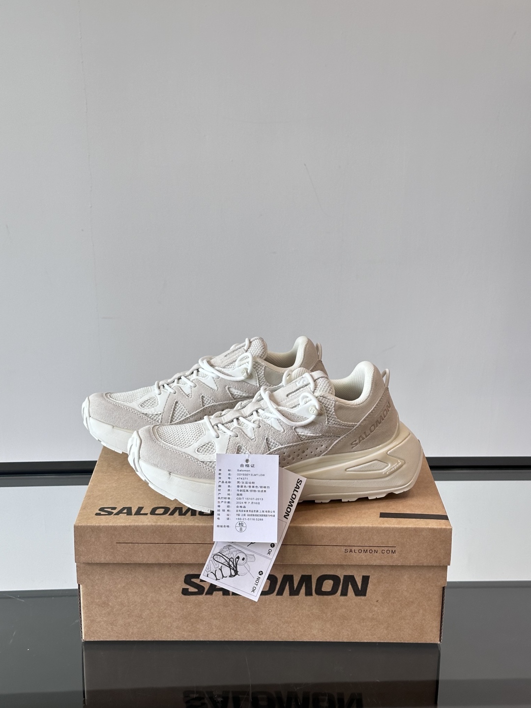 Salomon 萨洛蒙 Odyssey ELMT Low 户外休闲鞋 低帮运动鞋 男女登山鞋 情侣跑鞋👟