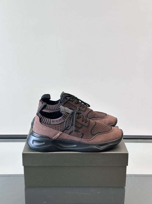 Berluti Shadow Knit & Leather Sneakers - Lightweight & Flexible Design 1 Berluti Shadow Knit & Leather Sneakers - Lightweight & Flexible Design
