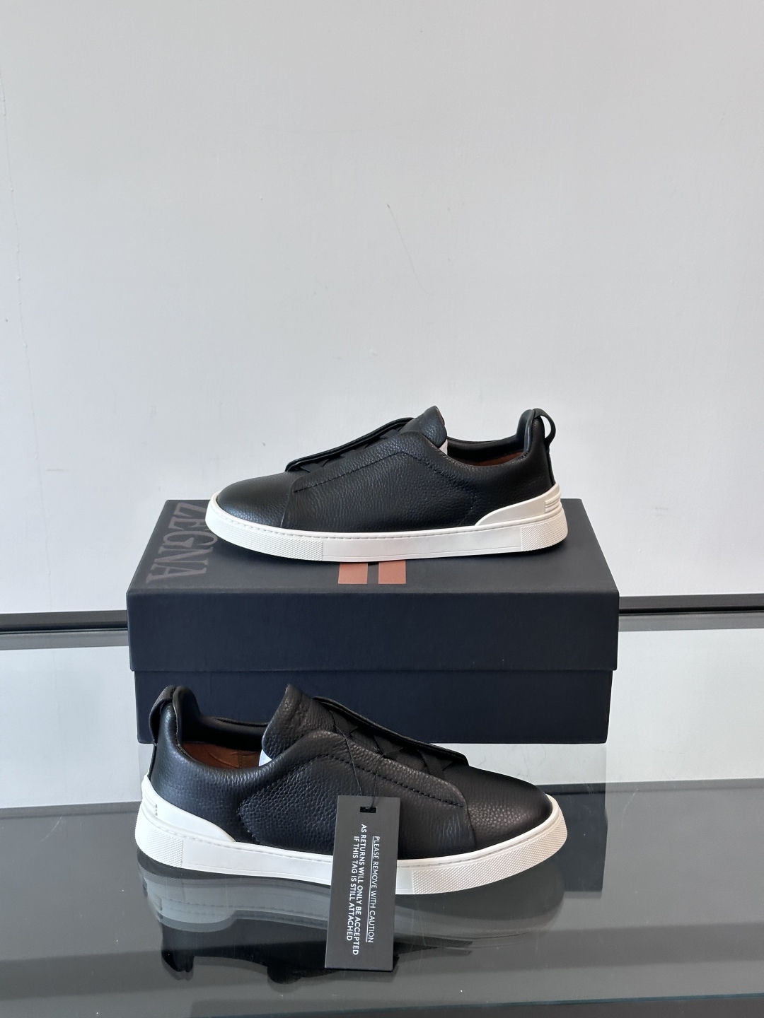 ZEGNA 杰尼亚 奢华休闲TriPle Stitch™ 2025新款男士休闲鞋，选用进口牛皮打造，丰富