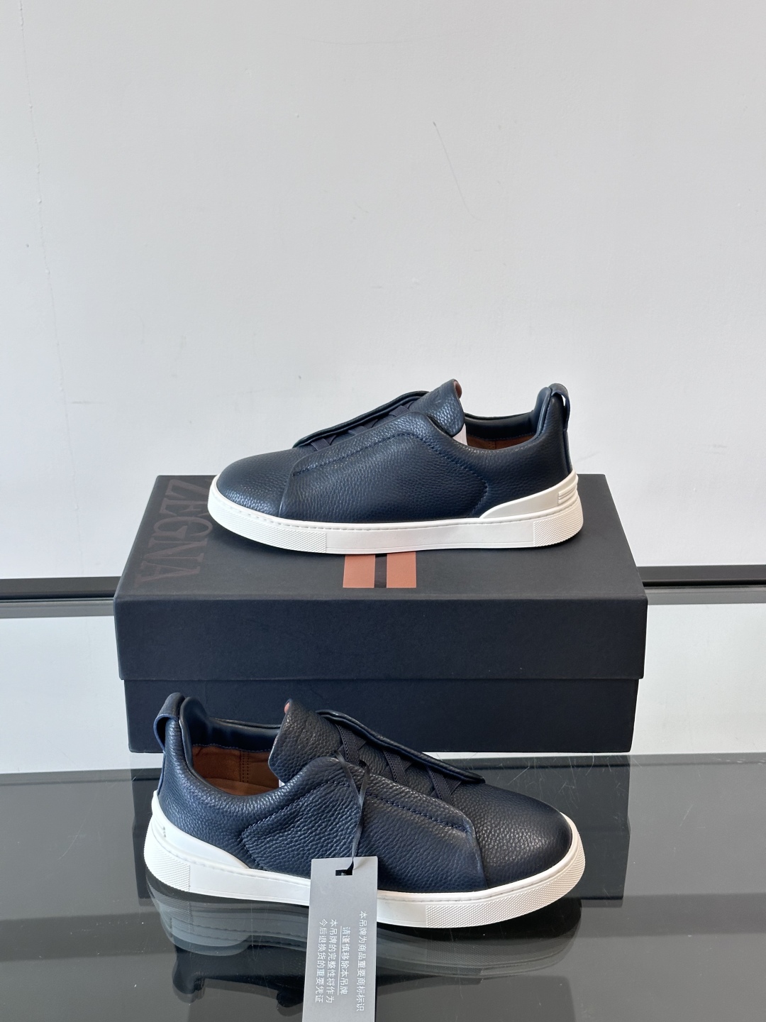 ZEGNA 杰尼亚 奢华休闲TriPle Stitch™ 2025新款男士休闲鞋，选用进口牛皮打造，丰富
