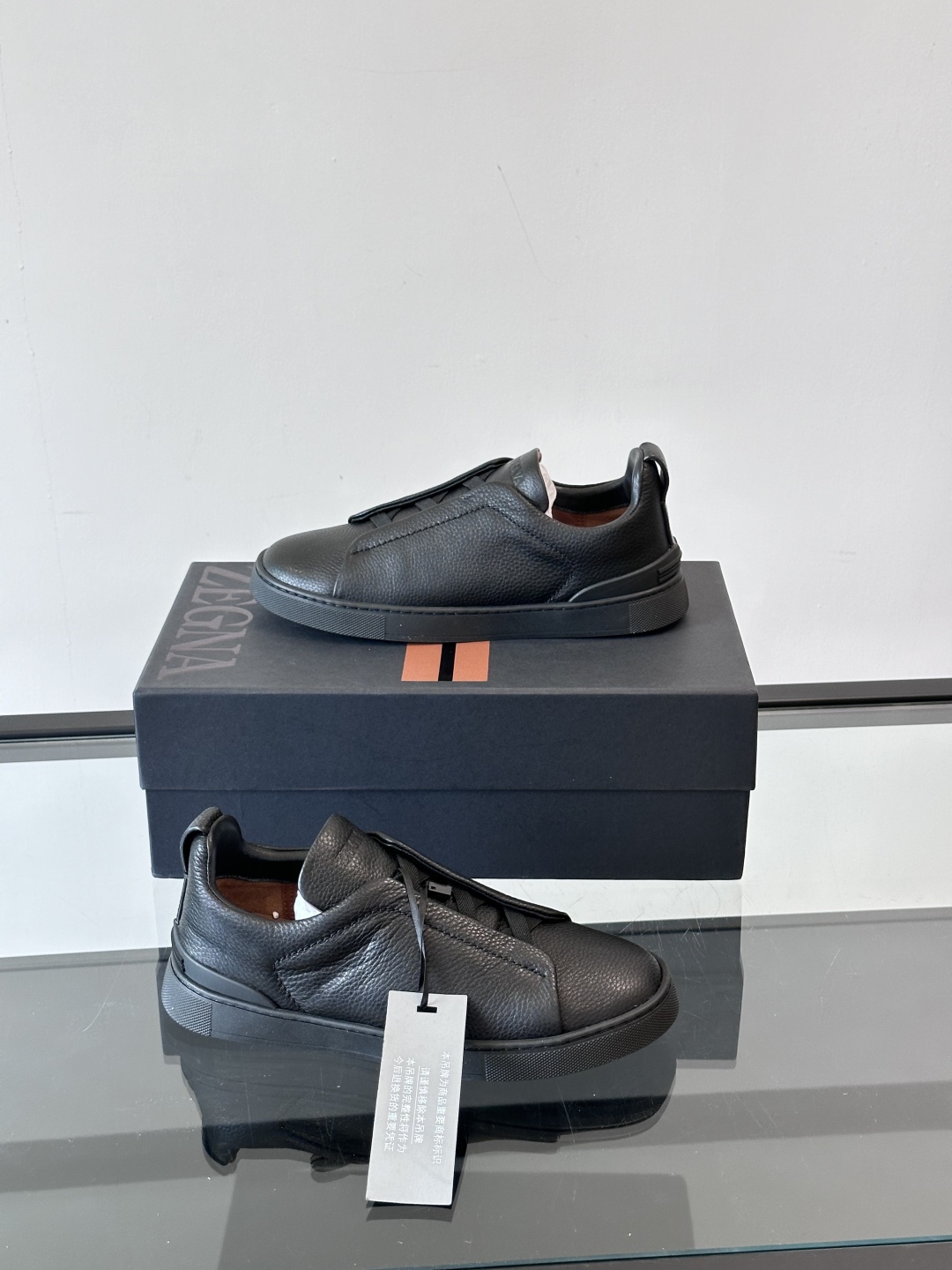 ZEGNA 杰尼亚 奢华休闲TriPle Stitch™ 2025新款男士休闲鞋，选用进口牛皮打造，丰富