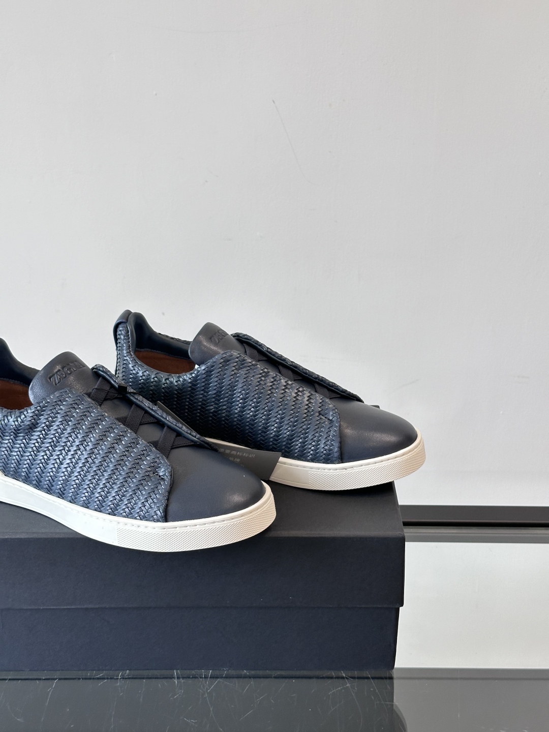 ZEGNA 杰尼亚 奢华休闲TriPle Stitch™ 2025新款男士休闲鞋，选用进口牛皮打造，丰富