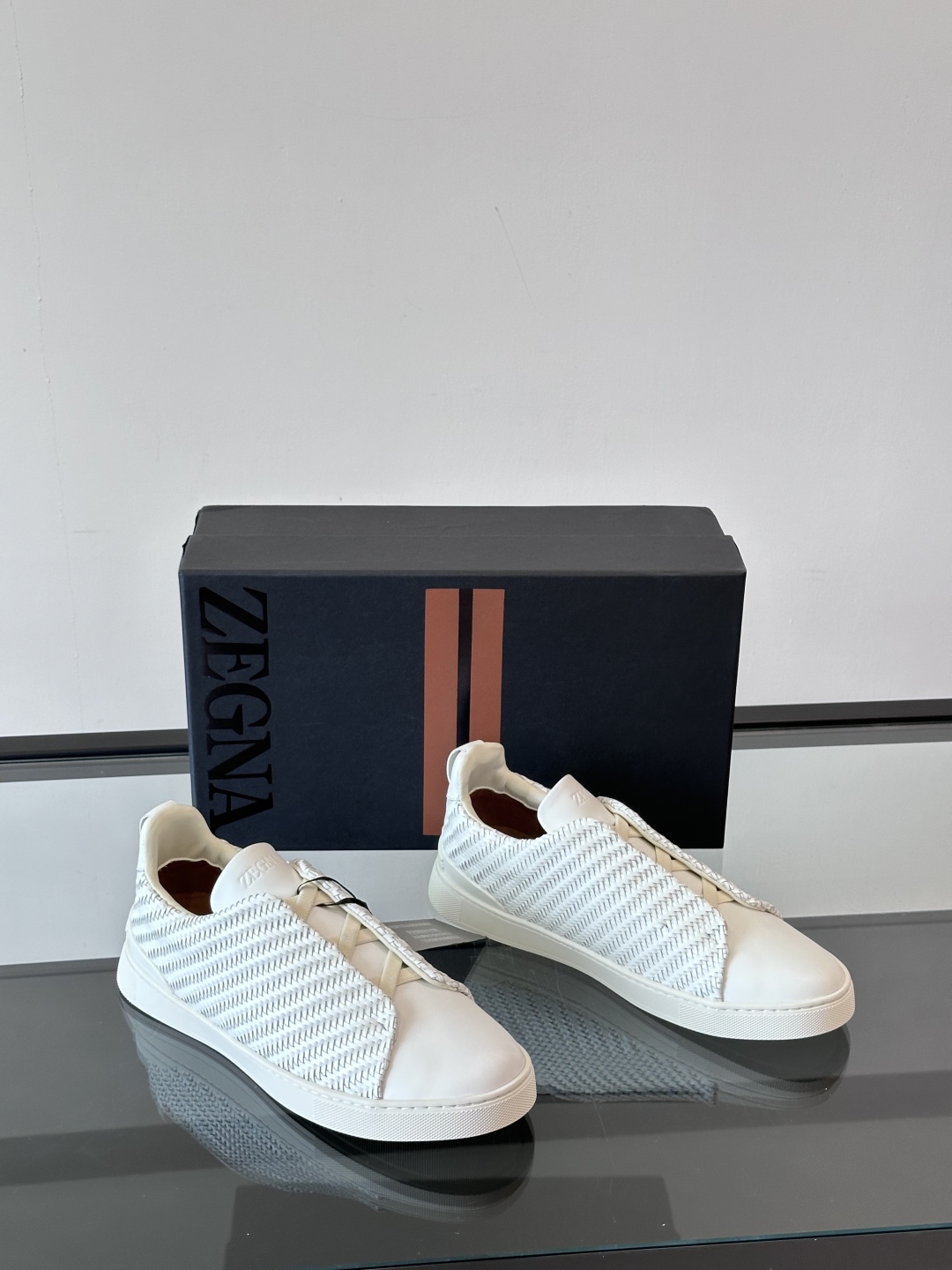 ZEGNA 杰尼亚 奢华休闲TriPle Stitch™ 2025新款男士休闲鞋，选用进口牛皮打造，丰富