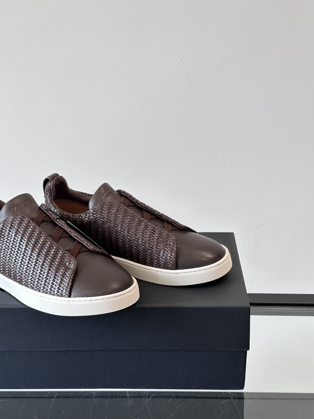 ZEGNA 杰尼亚 奢华休闲TriPle Stitch™ 2025新款男士休闲鞋，选用进口牛皮打造，丰富