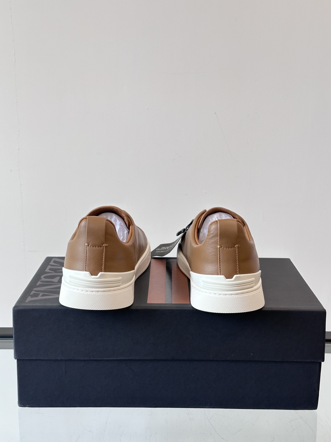 ZEGNA 杰尼亚 奢华休闲TriPle Stitch™ 2025新款男士休闲鞋，选用进口牛皮打造，丰富