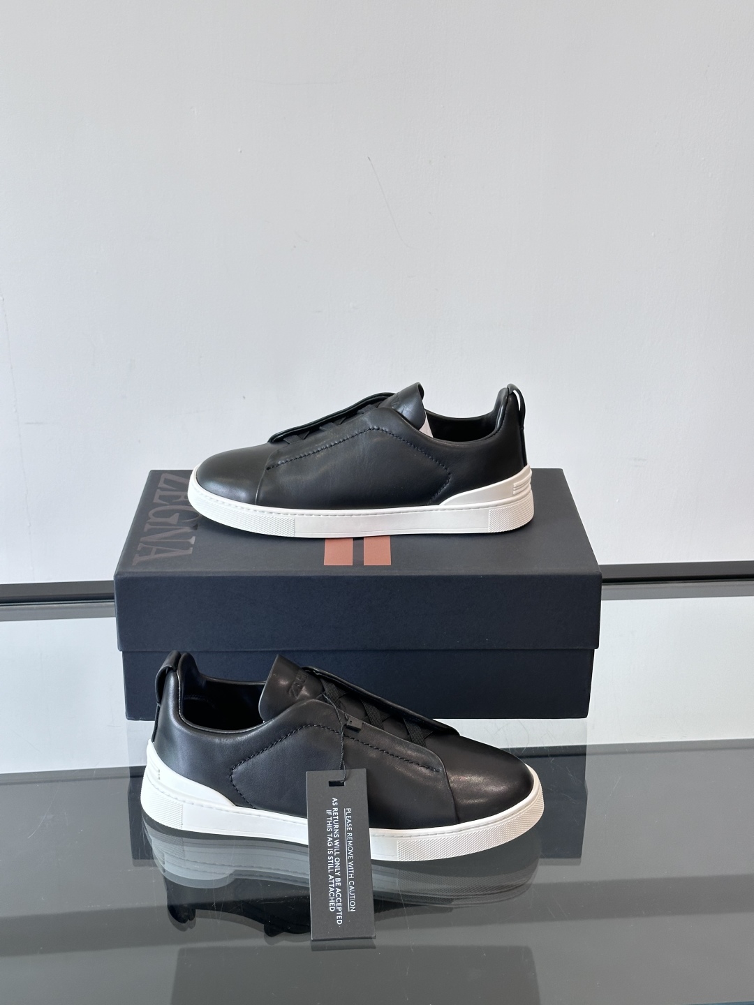 ZEGNA 杰尼亚 奢华休闲TriPle Stitch™ 2025新款男士休闲鞋，选用进口牛皮打造，丰富
