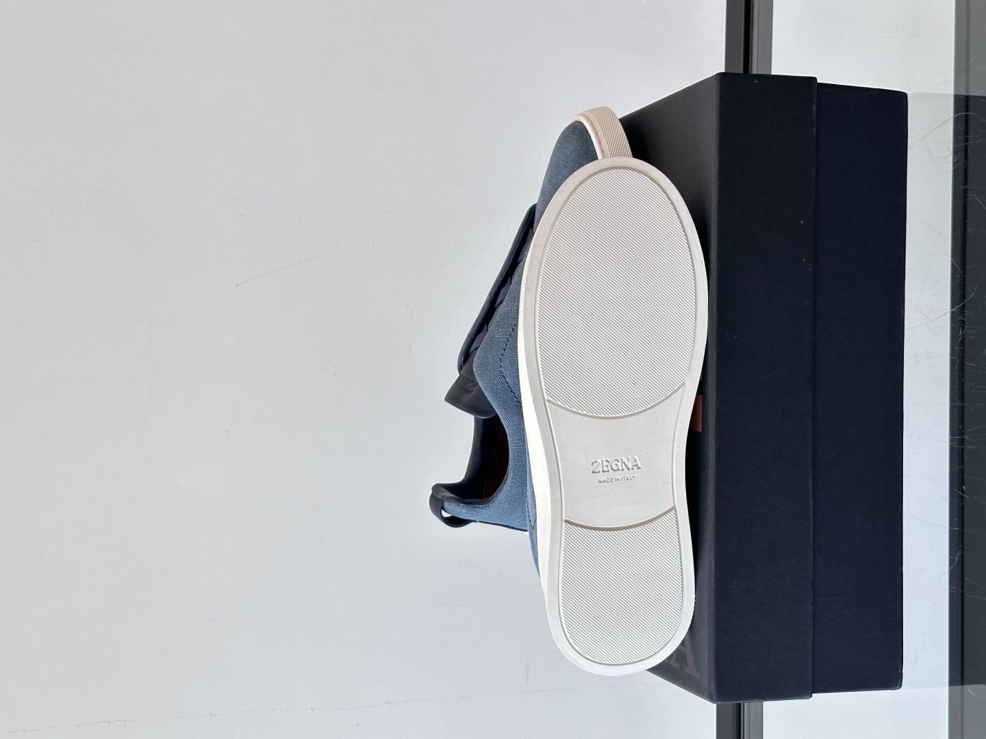 ZEGNA 杰尼亚 奢华休闲TriPle Stitch™ 2025新款男士休闲鞋，选用进口水洗牛仔面料打
