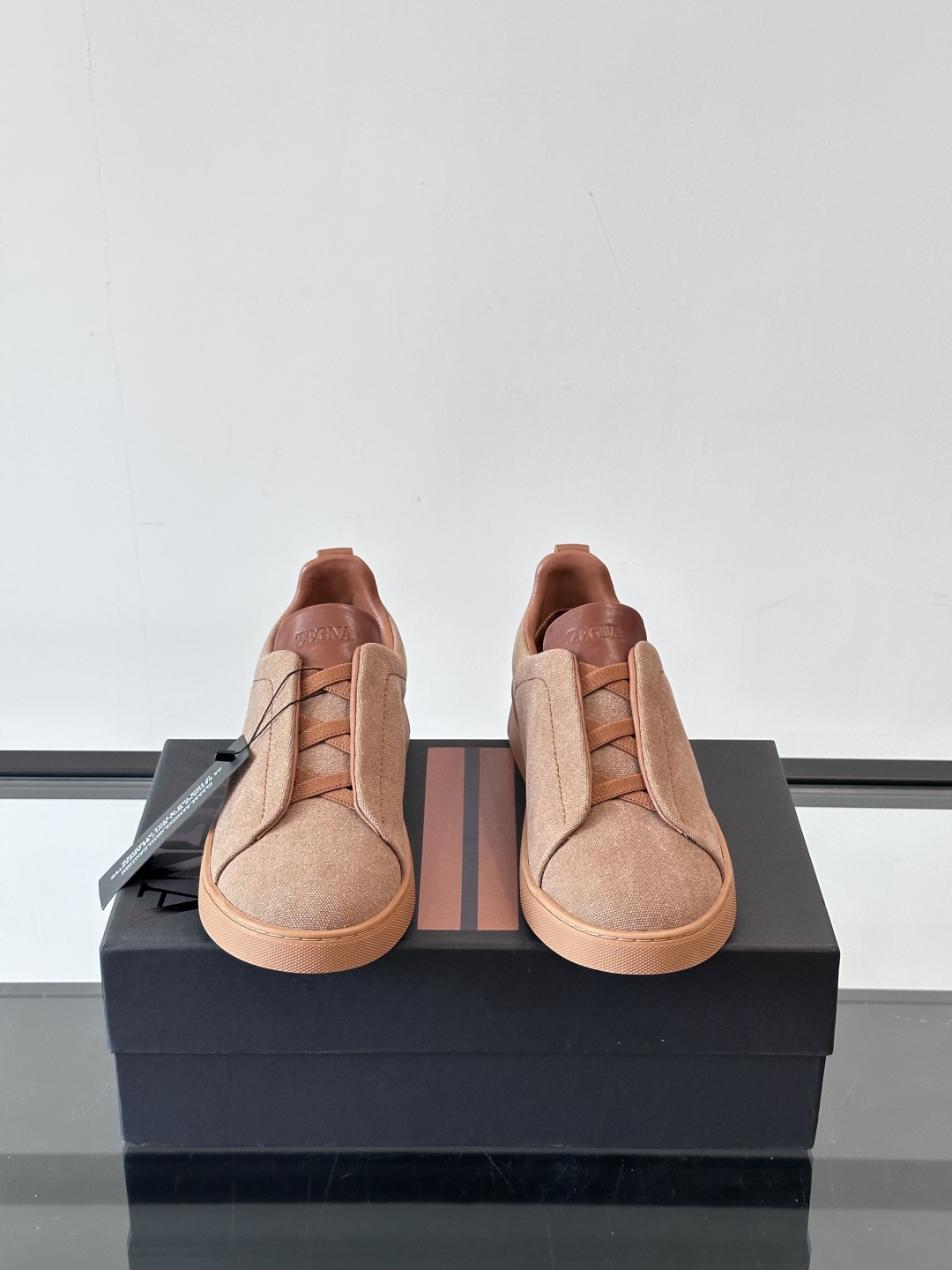 ZEGNA 杰尼亚 奢华休闲TriPle Stitch™ 2025新款男士休闲鞋，选用进口水洗牛仔面料打
