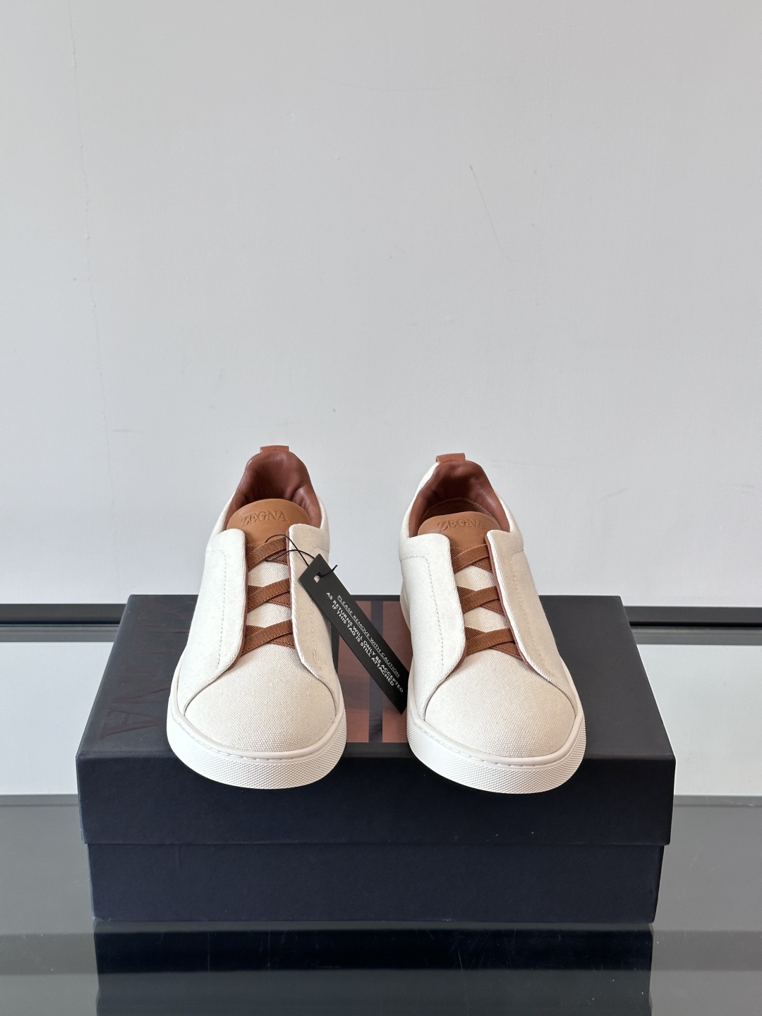 ZEGNA 杰尼亚 奢华休闲TriPle Stitch™ 2025新款男士休闲鞋，选用进口水洗牛仔面料打