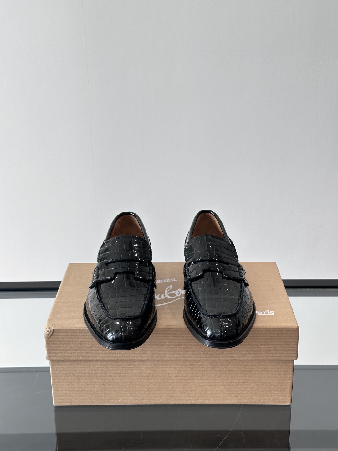 Christia*.Loubouti*高端男士商务正装皮鞋，原版真牛皮大红底，意大利进口牛皮大底，头层牛
