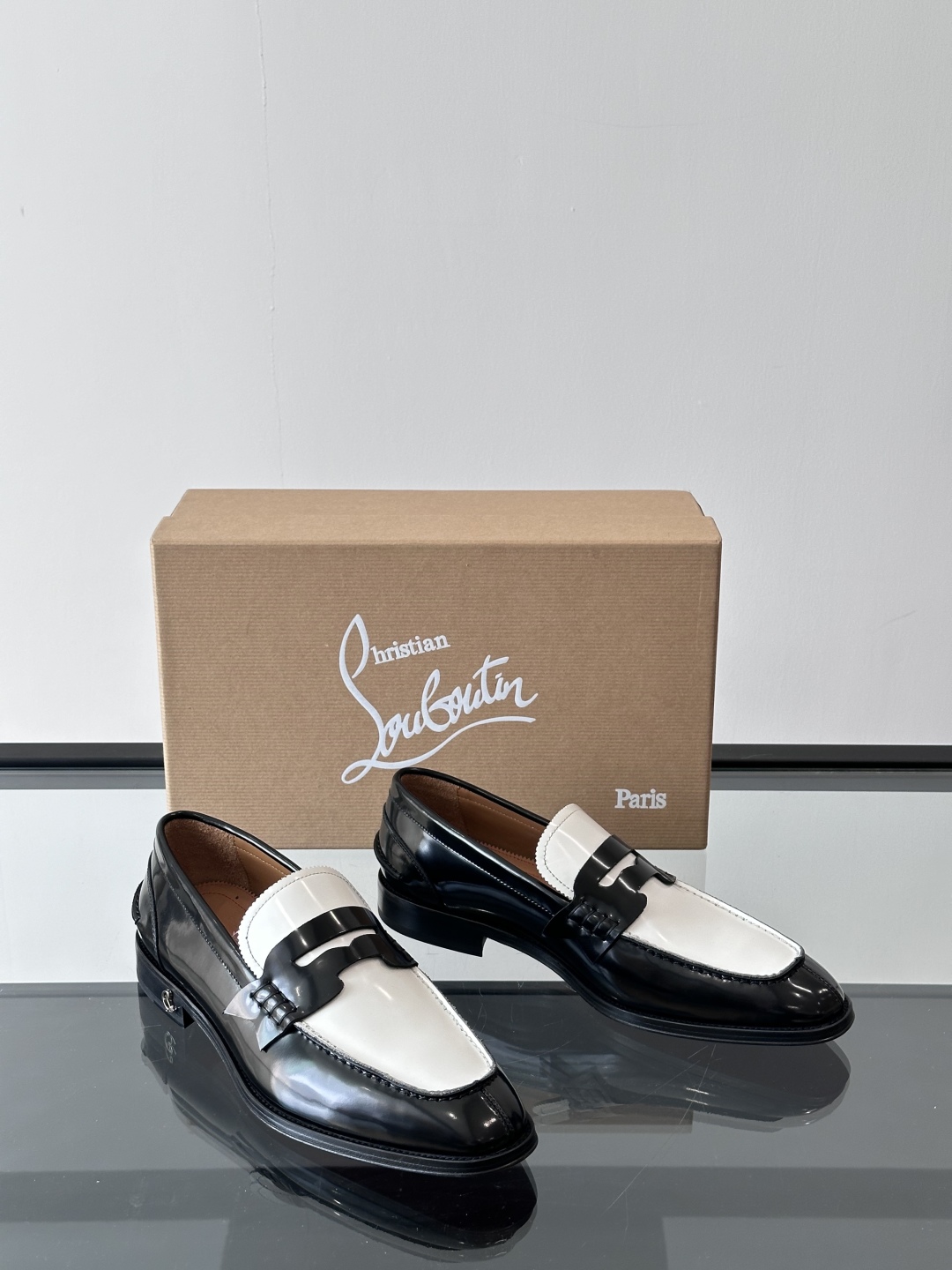 Christia*.Loubouti*高端男士商务正装皮鞋，原版真牛皮大红底，意大利进口牛皮大底，头层牛