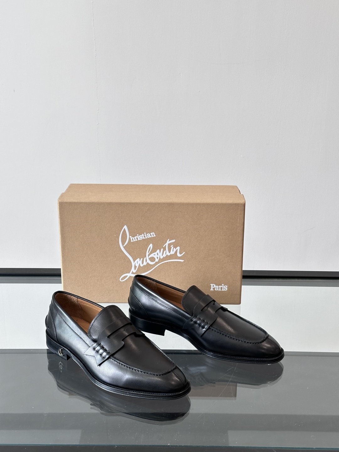 Christia*.Loubouti*高端男士商务正装皮鞋，原版真牛皮大红底，意大利进口牛皮大底，头层牛